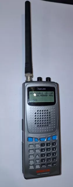 GRECOM PSR295 1000 Channel Wideband AM/FM Radio Scanner Receiver