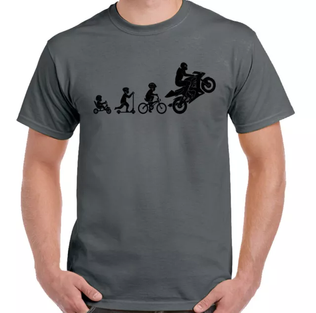 Motorcycle evolution t shirt top