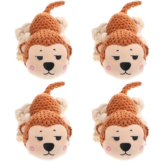 4 Pack Jouet À Mâcher Pour Chien Peluches Jouets De Musique