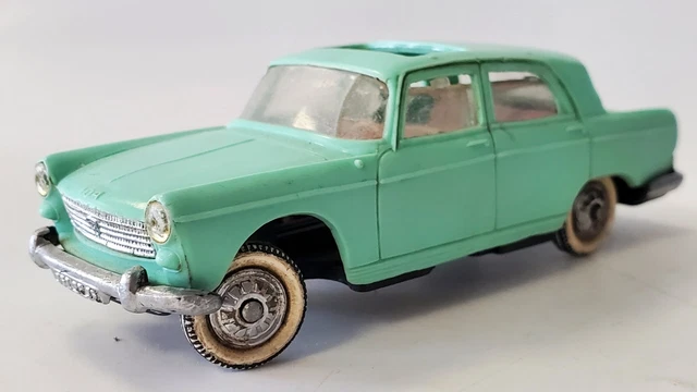 NOREV 1/43 PEUGEOT 404 L Familiale Vert Pâle, Miniature Ancienne Collection, Boîte D’origine