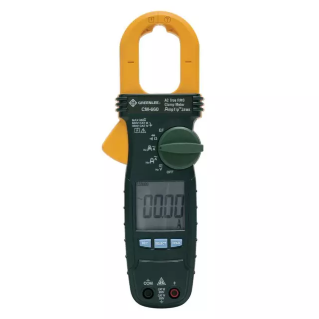 Greenlee CM-660 600 AMP AC True RMS Clamp Meter