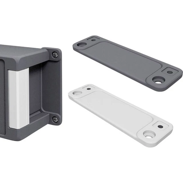 Bopla BA WL 08 7024 Supporto a muro (L x L x A) 85 x 40 x 8 mm Alluminio Grigio