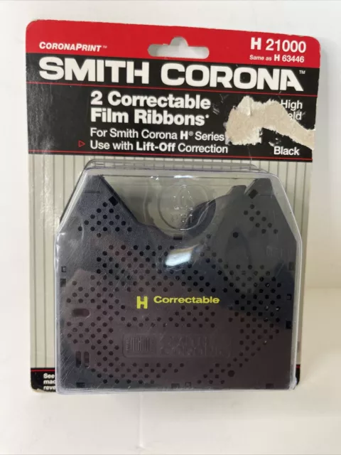 Smith Corona CoronaPrint H 21000 Typewriter 2 Correction Film Ribbons New