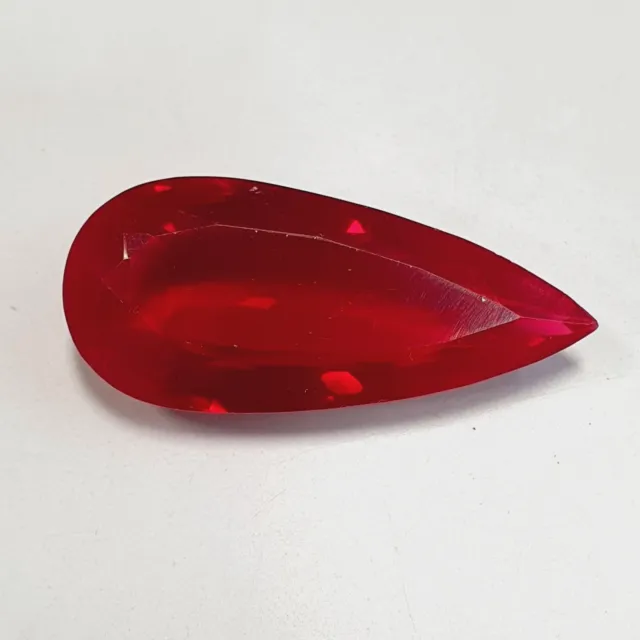 42.00 Ct Natural CERTIFIED Ruby Stunning Pear Shape Red Rare Loose Gemstone s728