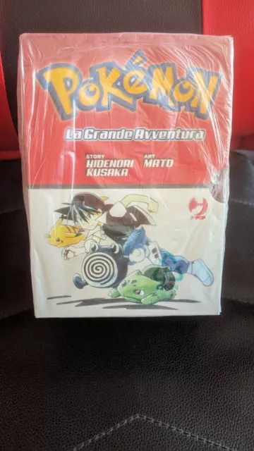 Pokémon La Grande Avventura serie manga primi 3 volumi + BOX - NUOVO J-POP ITA