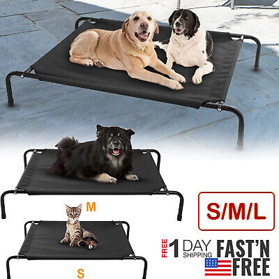 Elevated Dog Bed Lounger Sleep Pet Cat Raised Camping Cot Hammock Indoor Outdoor
