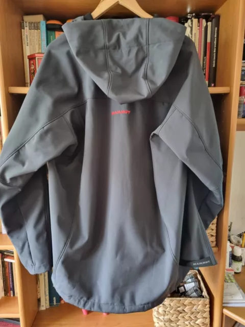 Mammut Herren Wind- + Regenjacke (Hooded) Dunkelgrau Größe XL (XXL) Zst.Sehr gut 2