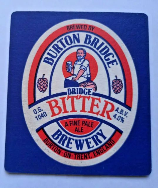 Burton Bridge Brewery - Bridge Bitter - Vintage Beer Mat