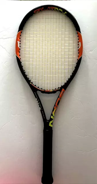 Wilson Burn Team 100 Tennis Racquet 16x20 Pattern 4 1/4 Grip Smart Tennis Sensor
