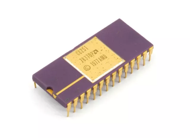 AMD C8251 Programmable Communication Interface Céramique DIP-28 Or Puce