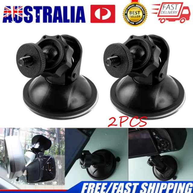 2PCS Windshield Car Windscreen Cup For Car DVR Camera Holder Suction Mount Stand