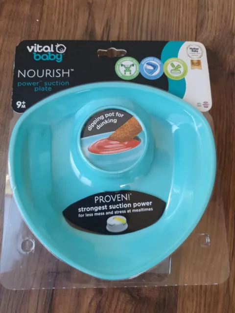 Vital Baby NÄHRENDE KRAFTSAUGPLATTE POP Baby Kleinkind Füttern Absetzen