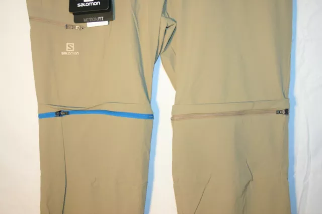 Salomon Wayfarer Zip Off Wanderhose Outdoorhose  Damen beige Gr  44 3