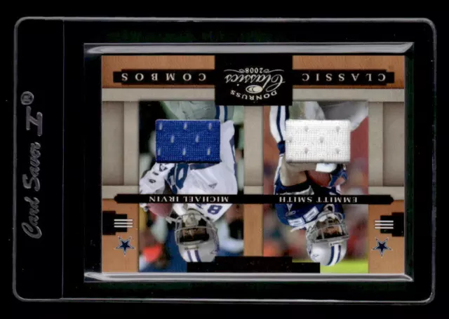 2008 Donruss Classics Classic Combos  #4 Emmitt Smith Michael Irvin Jersey /250