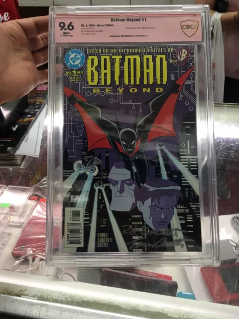 Batman Beyond #1 CBCS 9.6 With Verified Signatures Not CGC (1999) 1st Appearance