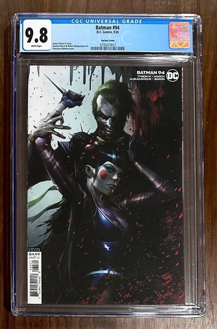 Batman 94 Variant Cover CGC 9.8 Rebirth Mattina Cover