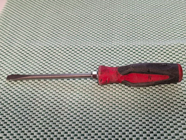 Snap On 5/16 Flat Hard Grip Screwdriver - SHD6