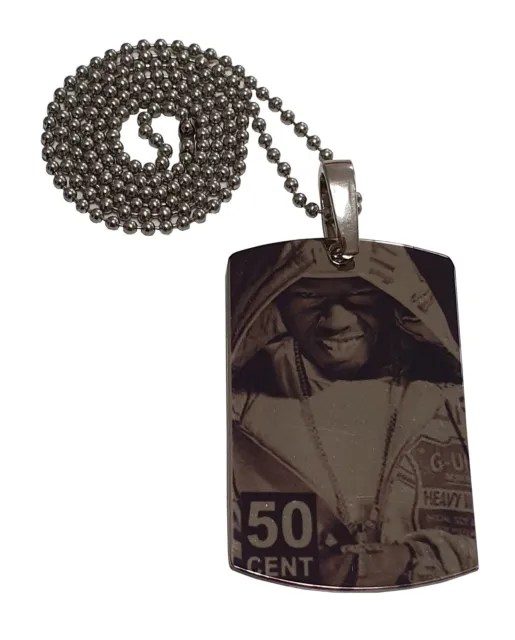 Pendant Necklace for Men,Ice Out Chain Hip Hop Jewelry Gold Necklace with 50  Cent Sign 28 inch : Amazon.com.au: Clothing, Shoes & Accessories