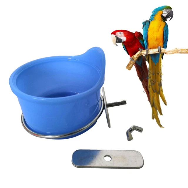 Parrot Drinking Bowl Parrot Feeder Accessories Cages Food Bowl 4