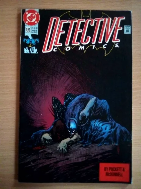 Batman Detective Comics  Nr. 634 vom Aug.1991  US Comic DC TV-Serie Kult ! RAR!