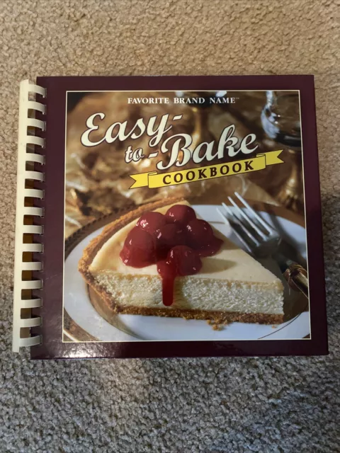 Easy to Bake Cookbook: Favorite Brand Name 2002 Hardcover Spiral Bound