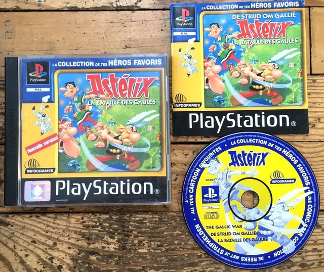 Jeu Astérix : La Bataille Des Gaules Complet Pour PlayStation 1 (PS1), Version FR, Bon état