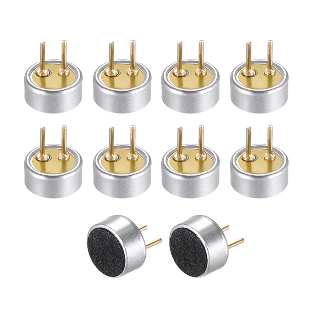 38dB Microphone 4.5mx2.2mm Cylindrique Condenseur MIC Broches pour 10Pcs