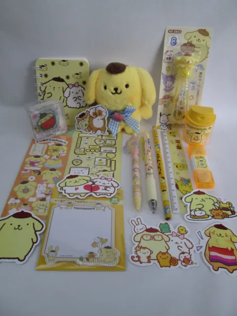 Brand New Super Cute SANRIO - POMPOMPURIN Mixed Items Plush Gift Set