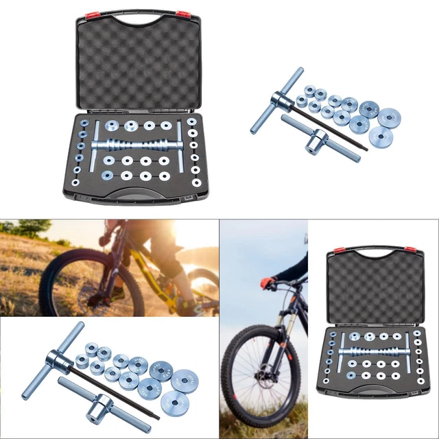 Kit Presse à Roulement Vélo Lixada Pour Pédalier BB86/BB30/PF30 - Outil Démontage Installation