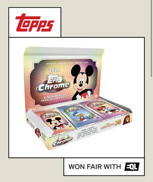 TOPPS DISNEY CHROME 2024 ⭐️ Hobby Box NEW SEALED £350.00 PicClick UK