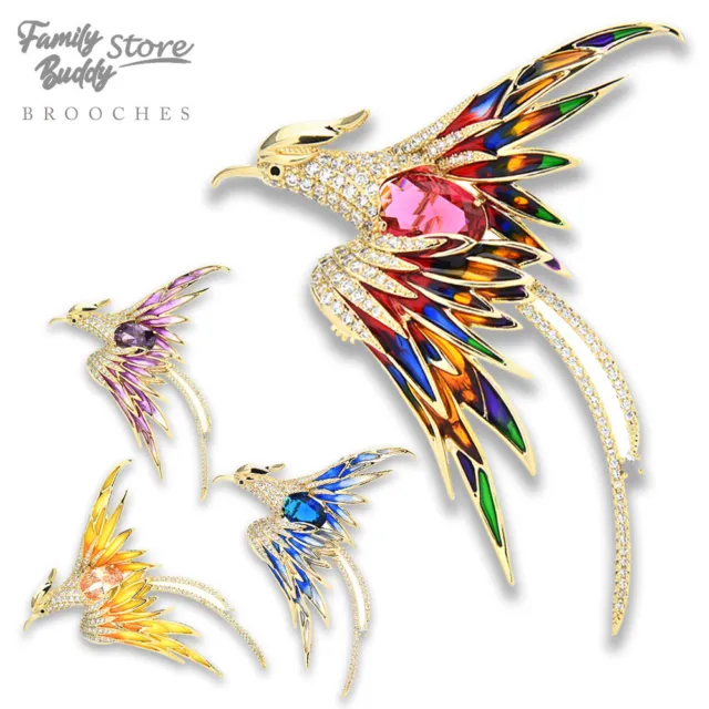 Cute Bird Brooches for Women Luxury jewelry Creative Personality Animal Brooch