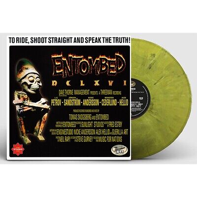 Entombed 'DCLXVI - To Ride, Shoot Straight..' Gold / Black Marble Vinyl - NEW