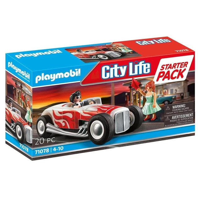 PLAYMOBIL vintage city life voiture voyageuse, set 3210 de 1977