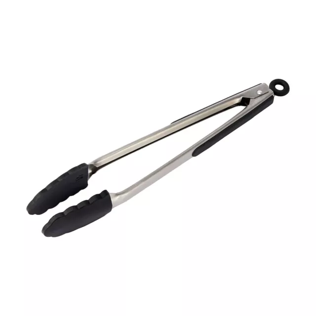 Heavy Duty Stainless Steel Tongs Kitchen Clip Kitchen Food Holder Cooking BBQ AU