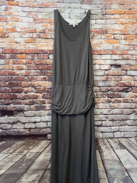 Gray joie Soft Long Sleeveless summer Maxi Dress Women's Size Medium