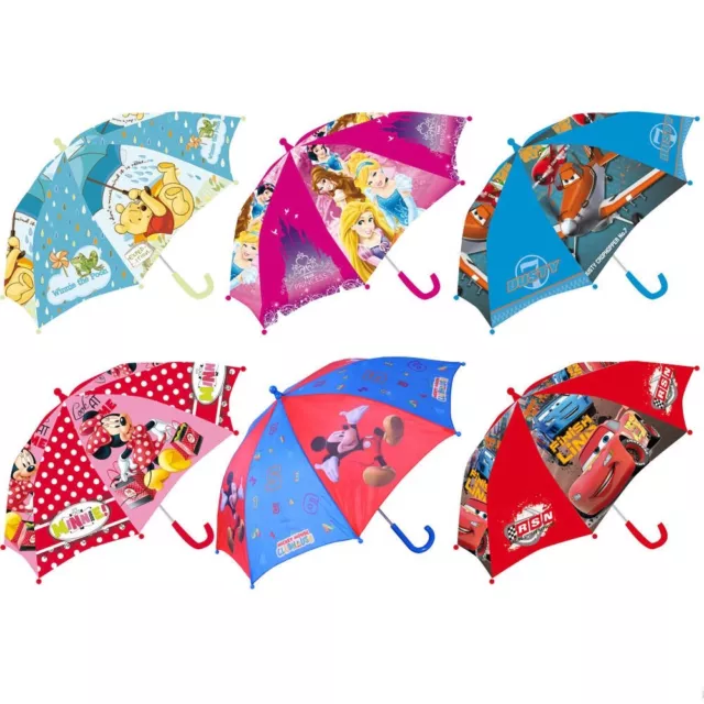 Kinder Regenschirm Cars,Minnie,Planess,Pooh,Princess,Mickey,Marv.Avengers