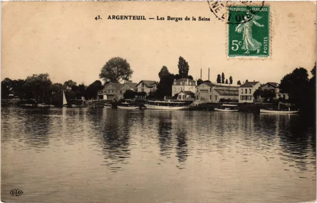 CPA Argenteuil Les Berges de la Seine FRANCE (1309202)
