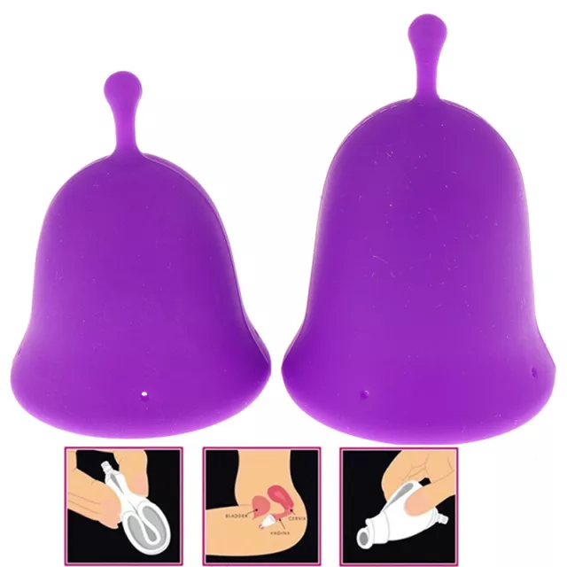 Menstrual cup medical grade soft silicone moon lady period hygiene reusable  ZC