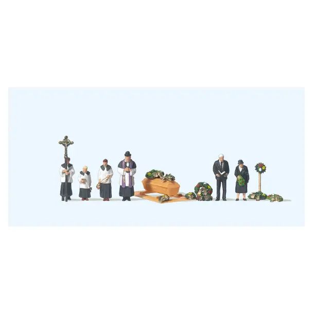 Preiser 79194 Catholic Funeral Scene Figure Set N gauge