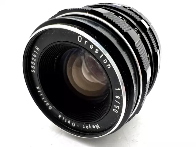 Meyer OPTIK Görlitz Oreston 50mm F.1.8 Lens M42 Foto Kamera Vintage Objektiv