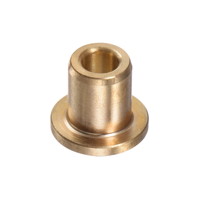 Flange Bearing Sleeve 5mm x 9mm x 12mm Bronze Self-Lubricating Bushings