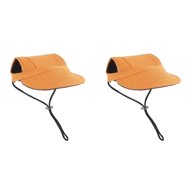 2 Pieces Hundemütze Haustier-Baseballmütze Tierdekor Sportzubehör Kopfbedeckung