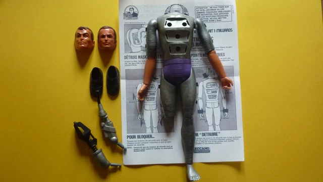 Notice Meccano six million dollar man L’homme Qui Valait 3
