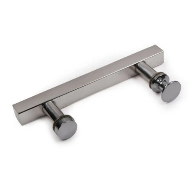 Artículo de segunda mano manija de puerta 125 mm distancia orificio espesor de vidrio de 6 a 12 mm para cabina de ducha