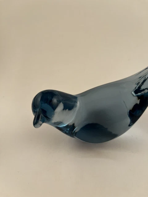 Vintage Fenton Glass blue Bird of Happiness