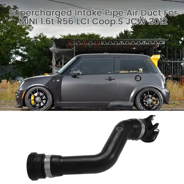 2X(11157607779 Car Supercharged Intake Pipe Air Duct for- 1.6T R56 Coop.S JCW 20