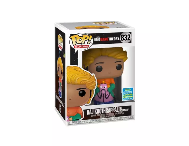 Funko POP! The Big Bang Theory - Raj Koothrappali #832 with Soft Protector (B28)