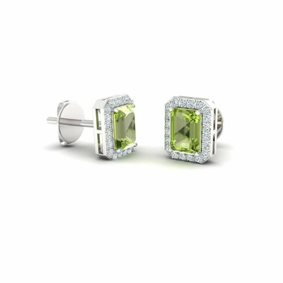 Adora 14K Finition or Jaune Adorable 2.00 CT Rond Multi-Colore Diamant Boucle Oreilles 
