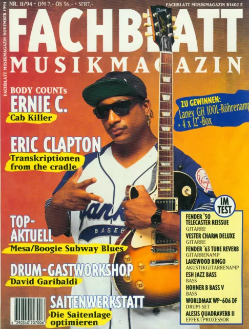 Fachblatt Musik Magazin 1994/11 (Eric Clapton)