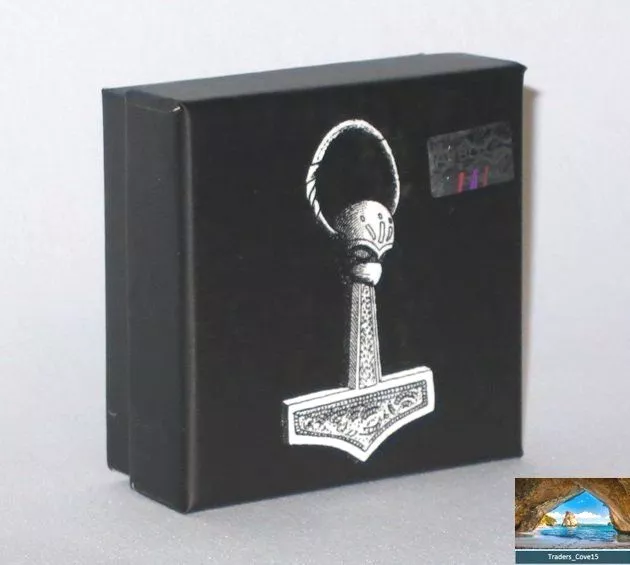 Thor Nordic Mythology Necklace - A-Box * mjolnir hammer stocking stuffer